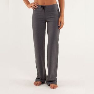 Lululemon Heather Gray Relaxed Fit Jogger Active Pants, Womens Size 8